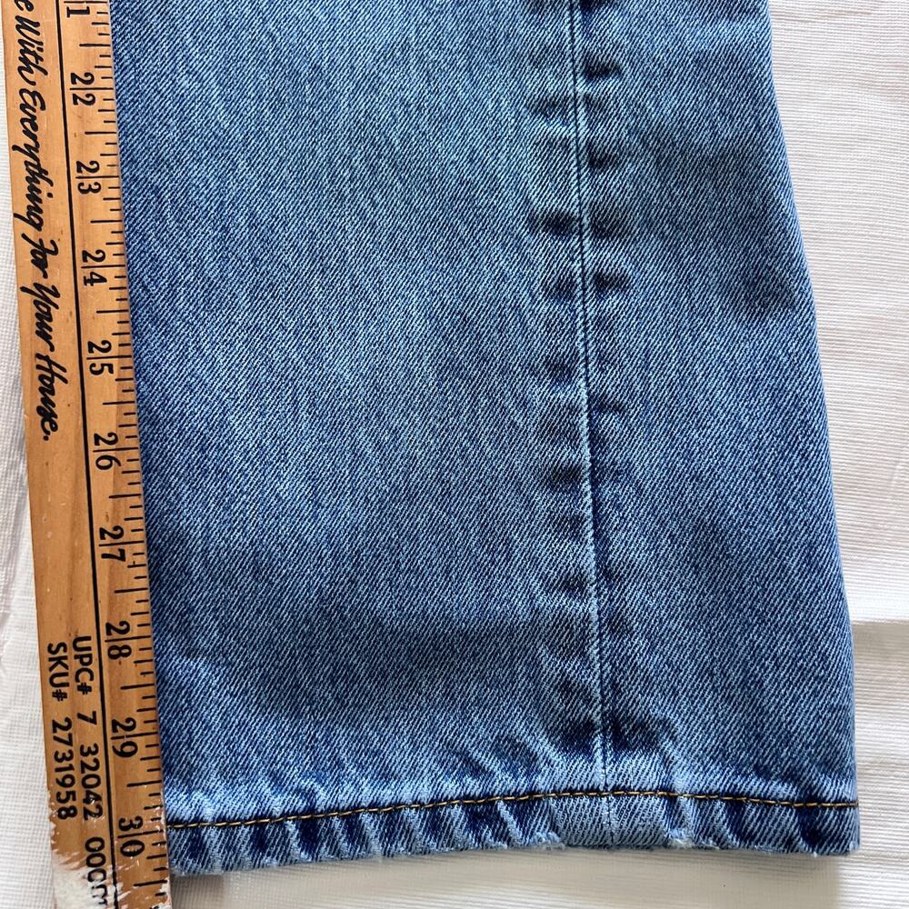 Levi's Regular Fit Jeans Men’s 505 100% Cotton Flat Front Size 38 x 32 - Picture 5 of 12